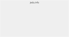 Desktop Screenshot of jedu.info