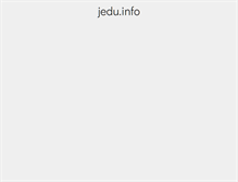 Tablet Screenshot of jedu.info